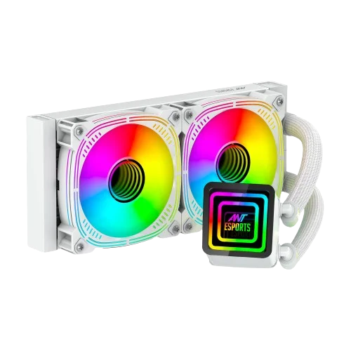 Ant Esports ICE-Infinite 240 ARGB CPU Liquid Cooler – White