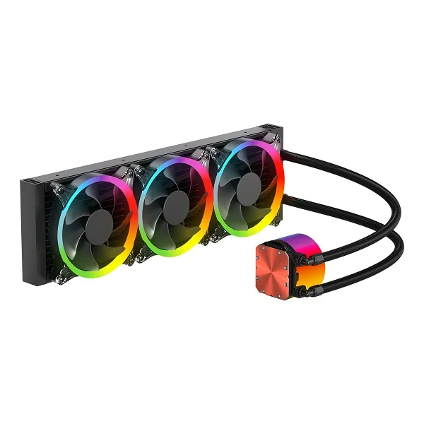 Ant Esports ICE Chroma 360 ARGB 360mm Liquid Cooler I AIO – Black