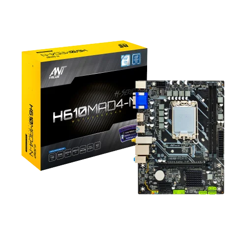 Ant Value H610MAD4-N Gaming Motherboard