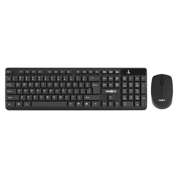 FRONTECH Wireless Keyboard and Mouse Combo KB-0027(BLACK)