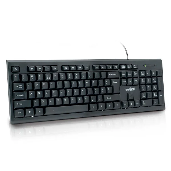 FRONTECH Wired Keyboard KB-0037(BLACK)