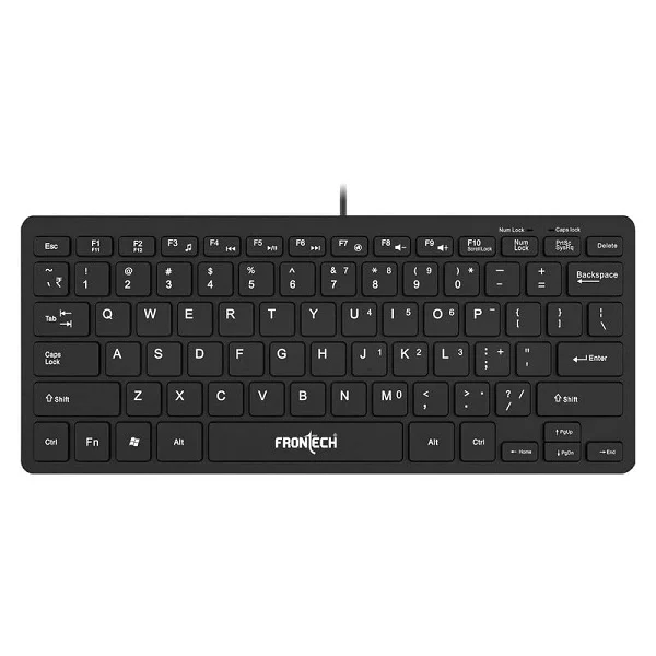 FRONTECH Wired Mini Keyboard KB-0041(BLACK)