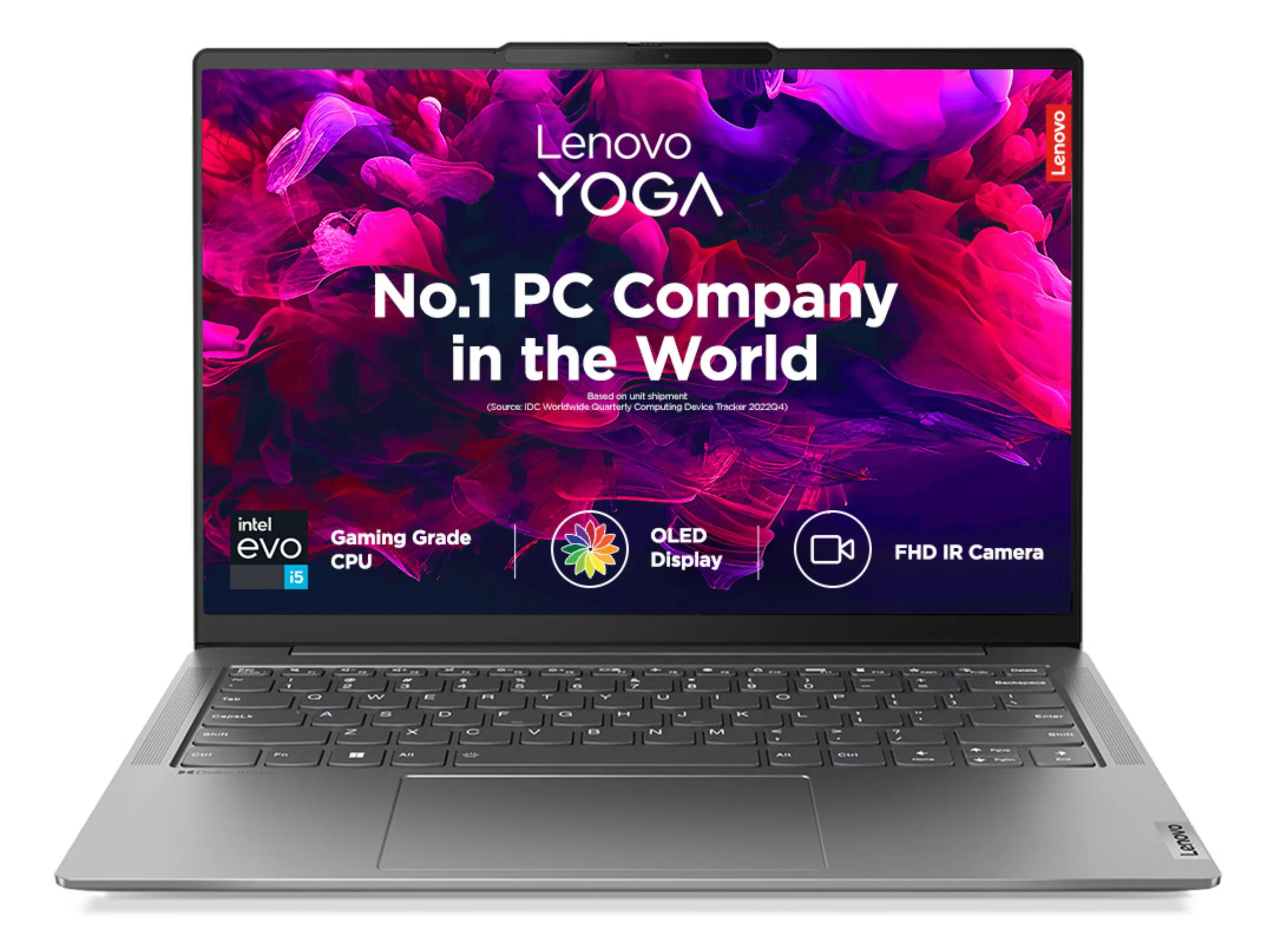 lenovo Yoga Slim 6i 13th Gen, 35.56cms - Intel i5 (Storm Grey)