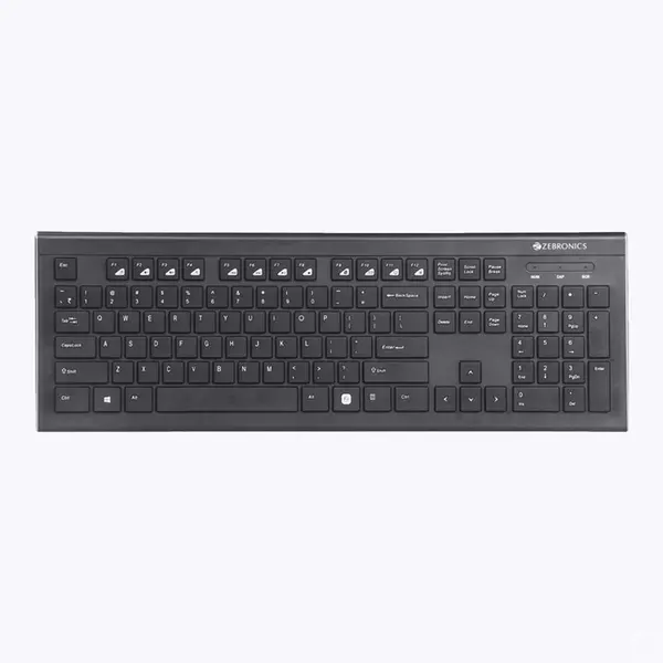 ZEBRONICS ZEB-DLK01 KEYBOARD (Black)