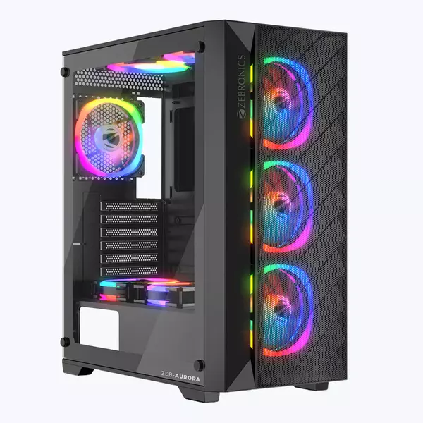 ZEBRONICS Zeb Aurora GAMING CABINET