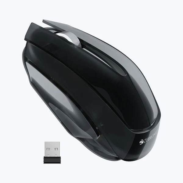 ZEBRONICS CLEAR WIRELESS MOUSE