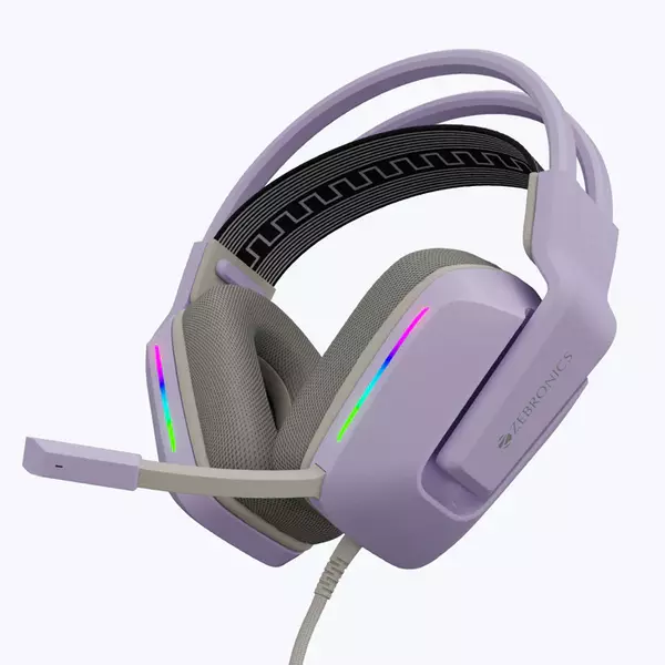 ZEBRONICS Zeb Havoc HEADSET (Purple)