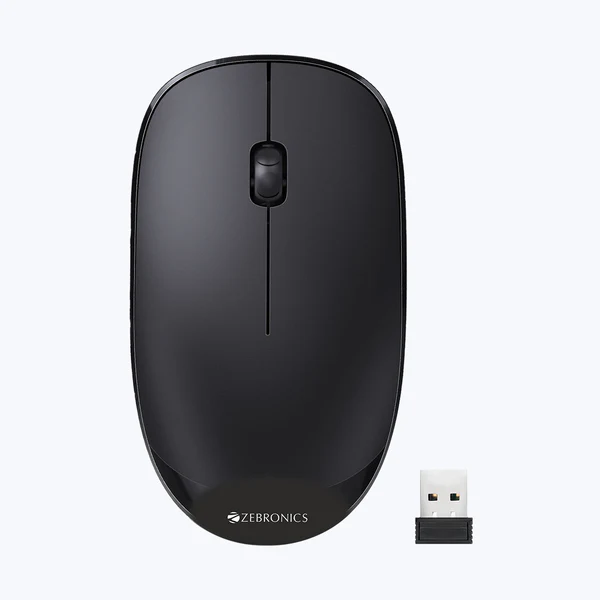 ZEBRONICS HAZE Wireless Mouse Black