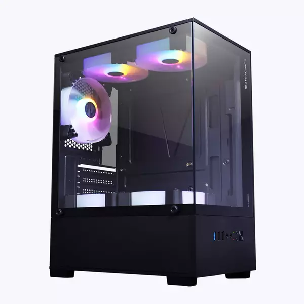 ZEBRONICS Zeb Iceberg GAMING CABINET (Black)