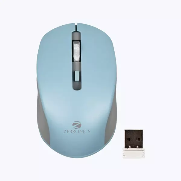 ZEBRONICS Zeb-Jaguar MOUSE (Blue)