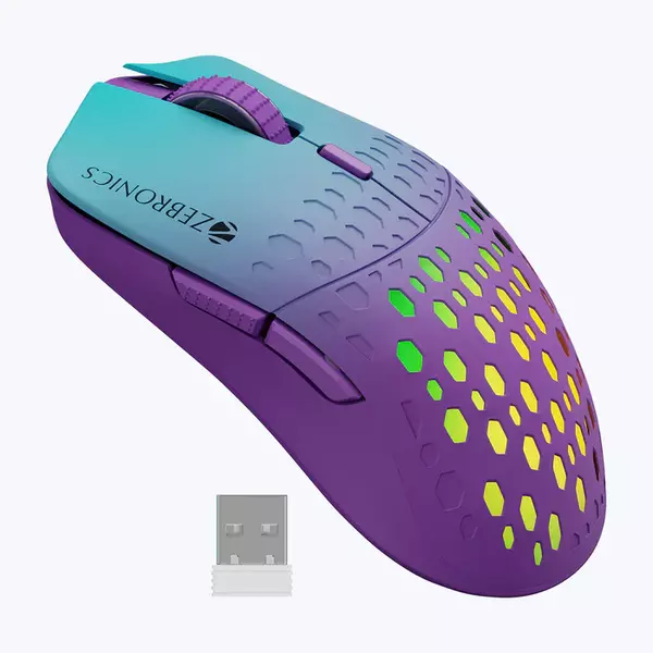 ZEBRONICS Zeb-Marine MOUSE (Purple)