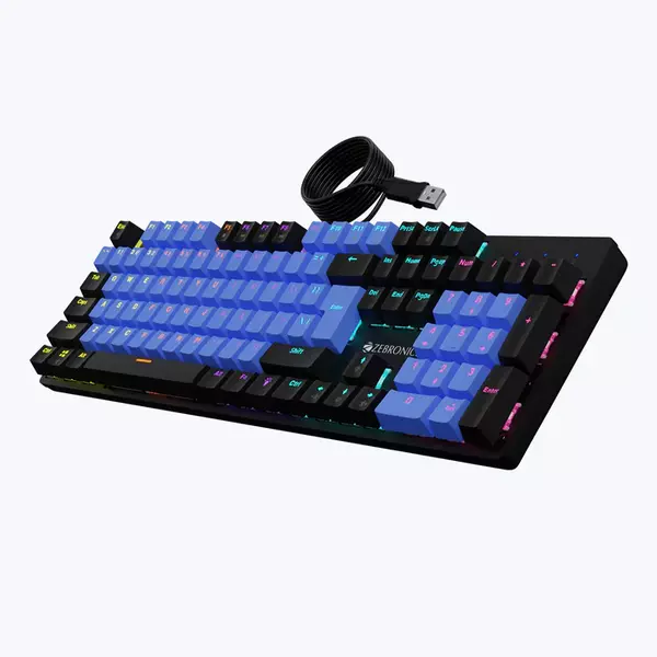 ZEBRONICS Zeb Nitro Plus (ZEB-K4001M) KEYBOARD (Blue+Black)