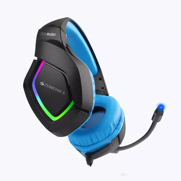 ZEBRONICS Zeb Rush HEADSET (Blue)