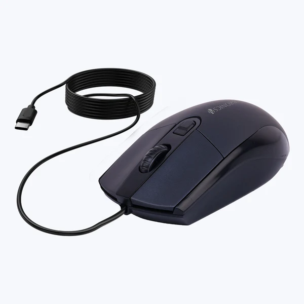 ZEBRONICS VELOCITY Wired Mouse Black