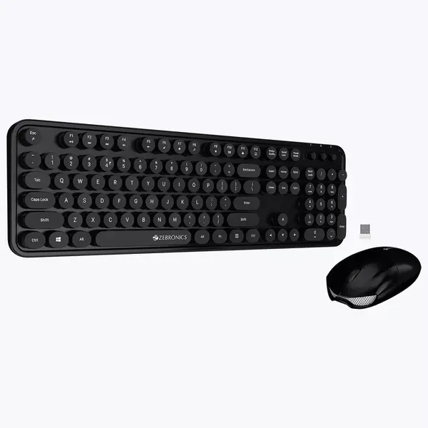 ZEBRONICS Zeb Companion 300 KEYBOARD AND MOUSE COMBO (Black)