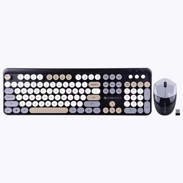 ZEBRONICS Zeb Companion 301 KEYBOARD AND MOUSE COMBO (Black+Grey)