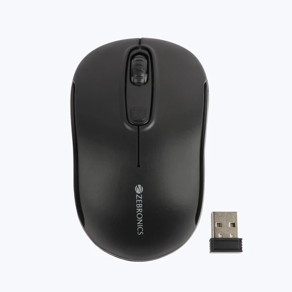 ZEBRONICS-DASH PLUS Wireless Mouse Black