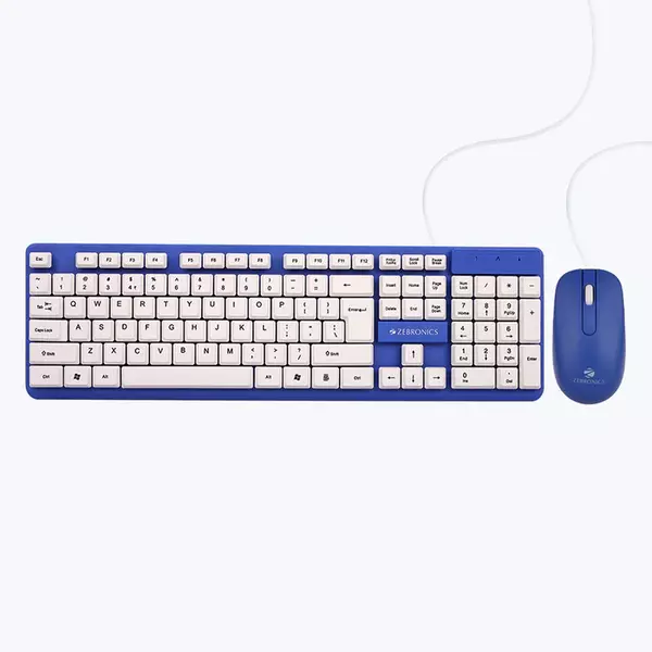 ZEBRONICS Zeb Judwaa 541 KEYBOARD AND MOUSE COMBO (Blue)