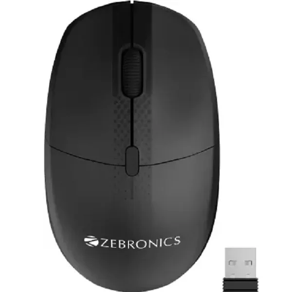 ZEBRONICS POP WIRELESS MOUSE BLACK